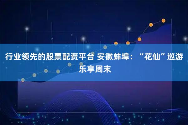 行业领先的股票配资平台 安徽蚌埠：“花仙”巡游 乐享周末